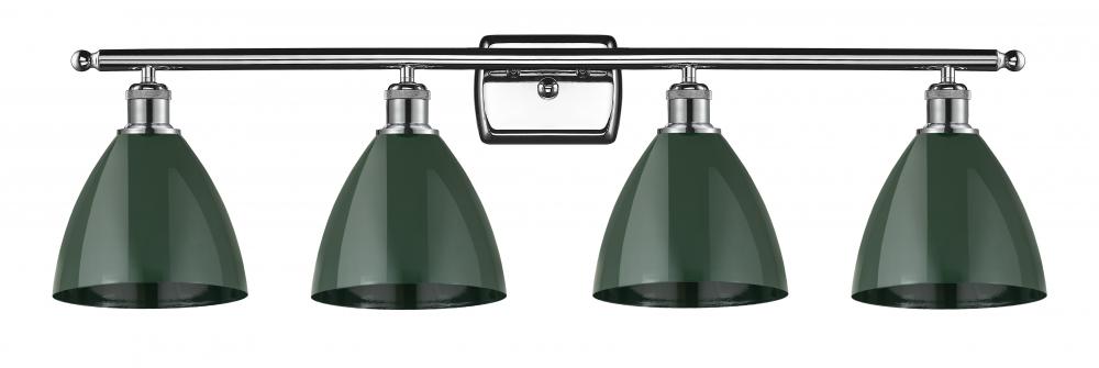 Plymouth - 4 Light - 38 inch - Polished Chrome - Bath Vanity Light