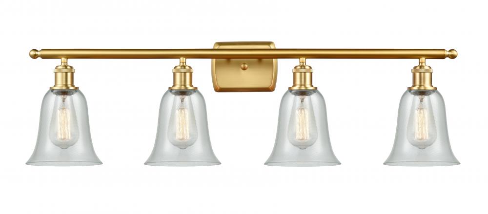 Hanover - 4 Light - 36 inch - Satin Gold - Bath Vanity Light