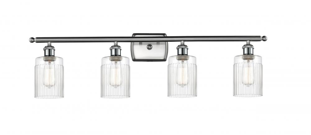 Hadley - 4 Light - 35 inch - Brushed Satin Nickel - Bath Vanity Light