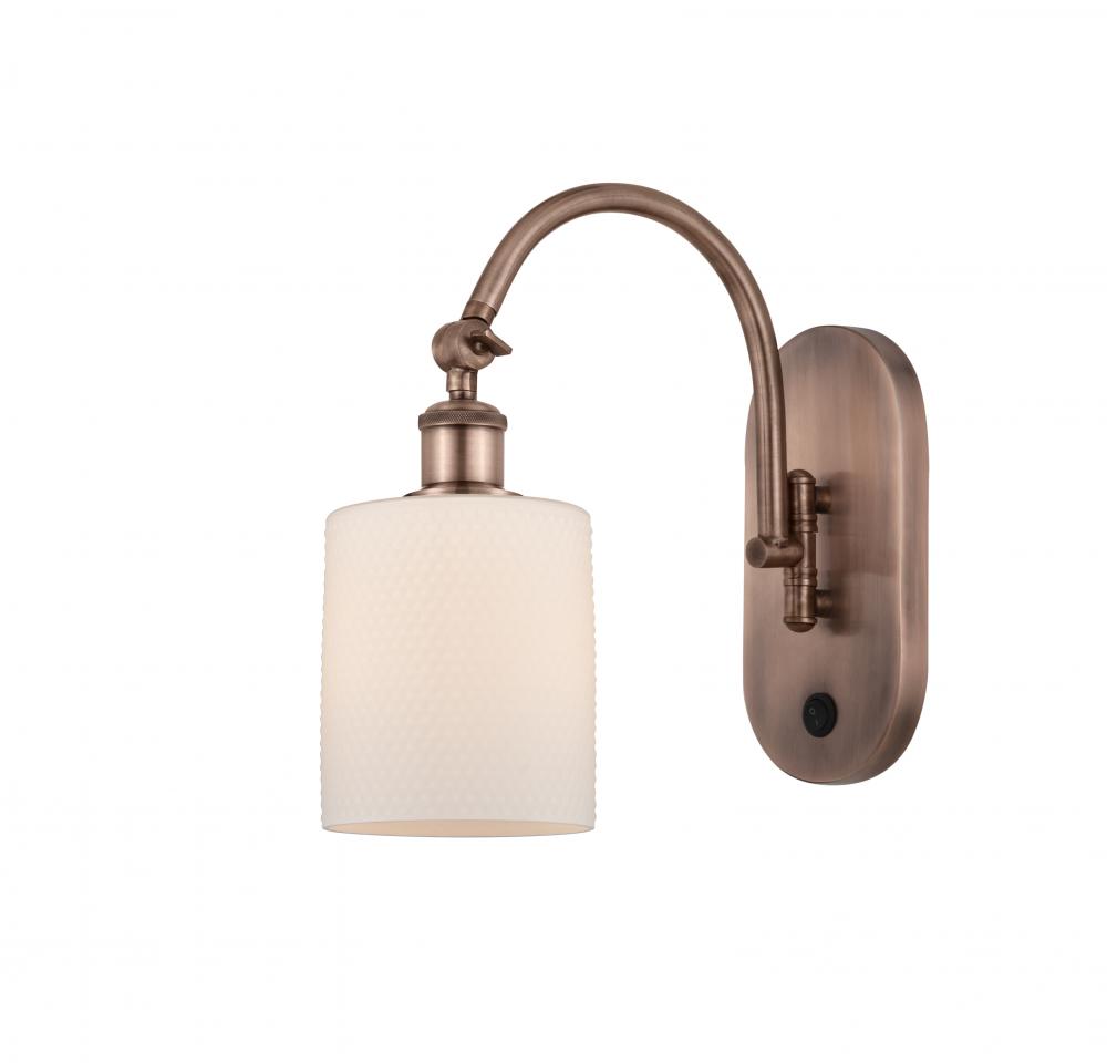 Cobbleskill - 1 Light - 5 inch - Antique Copper - Sconce