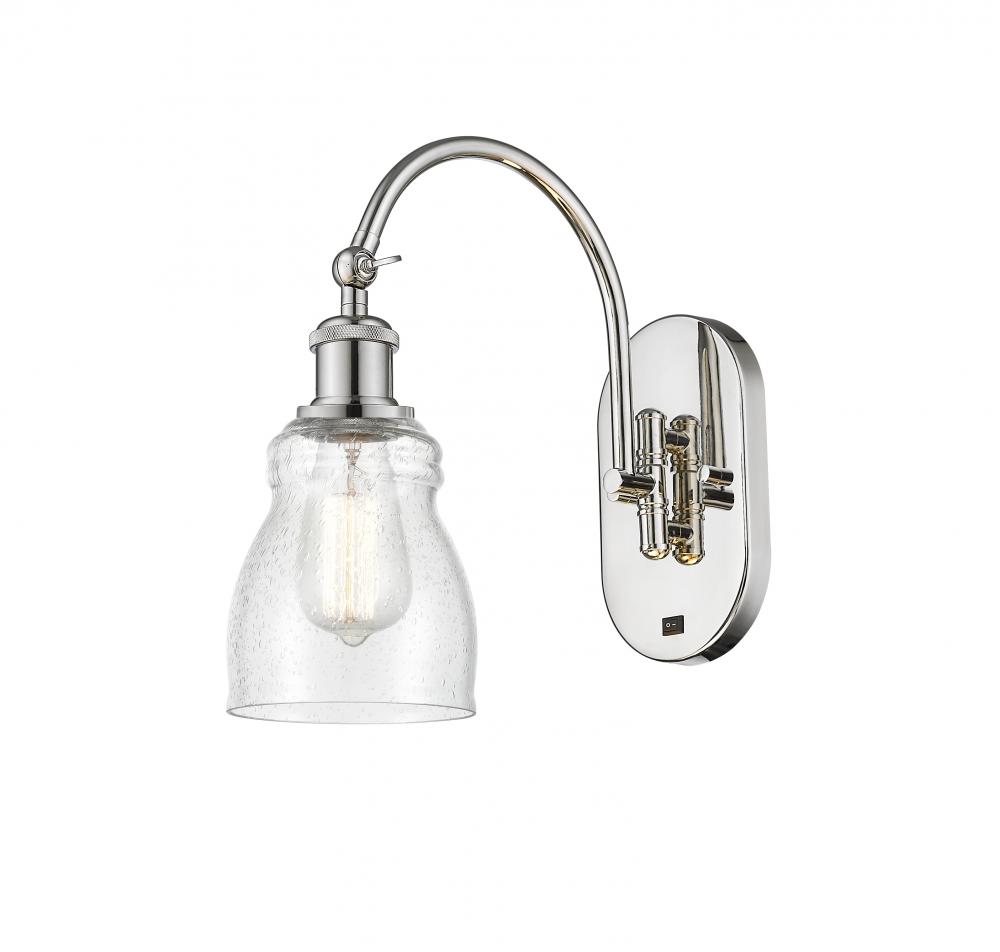 Ellery - 1 Light - 5 inch - Polished Nickel - Sconce