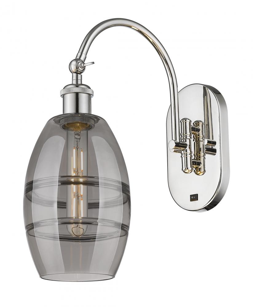 Vaz - 1 Light - 6 inch - Polished Nickel - Sconce