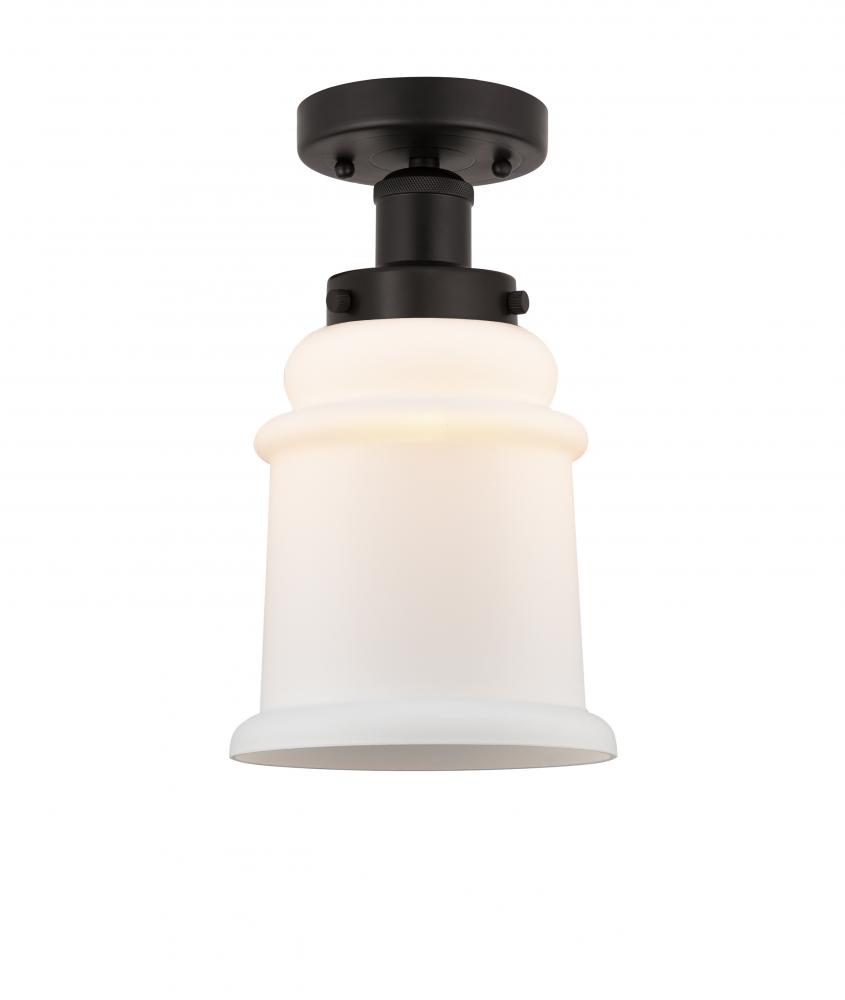 Canton - 1 Light - 6 inch - Oil Rubbed Bronze - Semi-Flush Mount