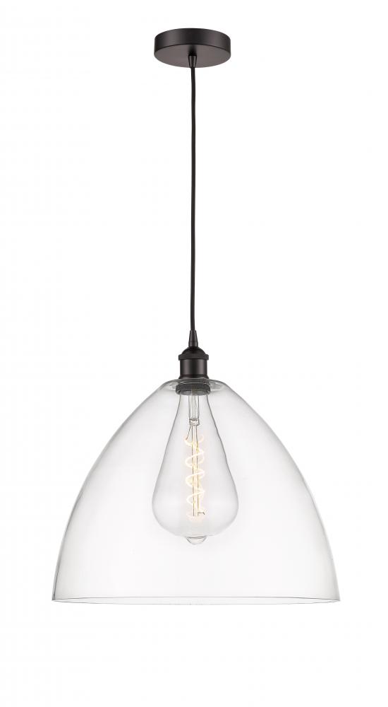 Bristol - 1 Light - 16 inch - Oil Rubbed Bronze - Cord hung - Pendant