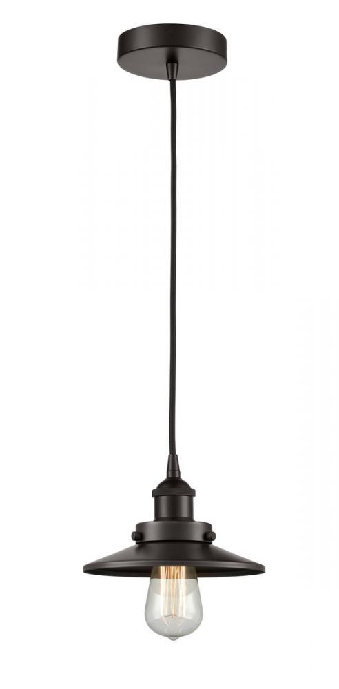 Edison - 1 Light - 8 inch - Oil Rubbed Bronze - Mini Pendant