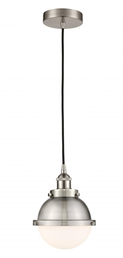 Hampden - 1 Light - 7 inch - Brushed Satin Nickel - Cord hung - Mini Pendant