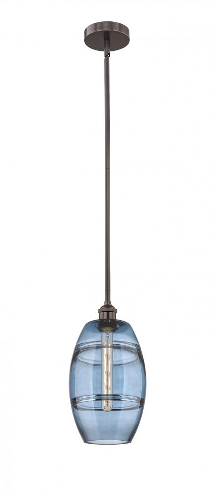 Vaz - 1 Light - 8 inch - Oil Rubbed Bronze - Cord hung - Mini Pendant