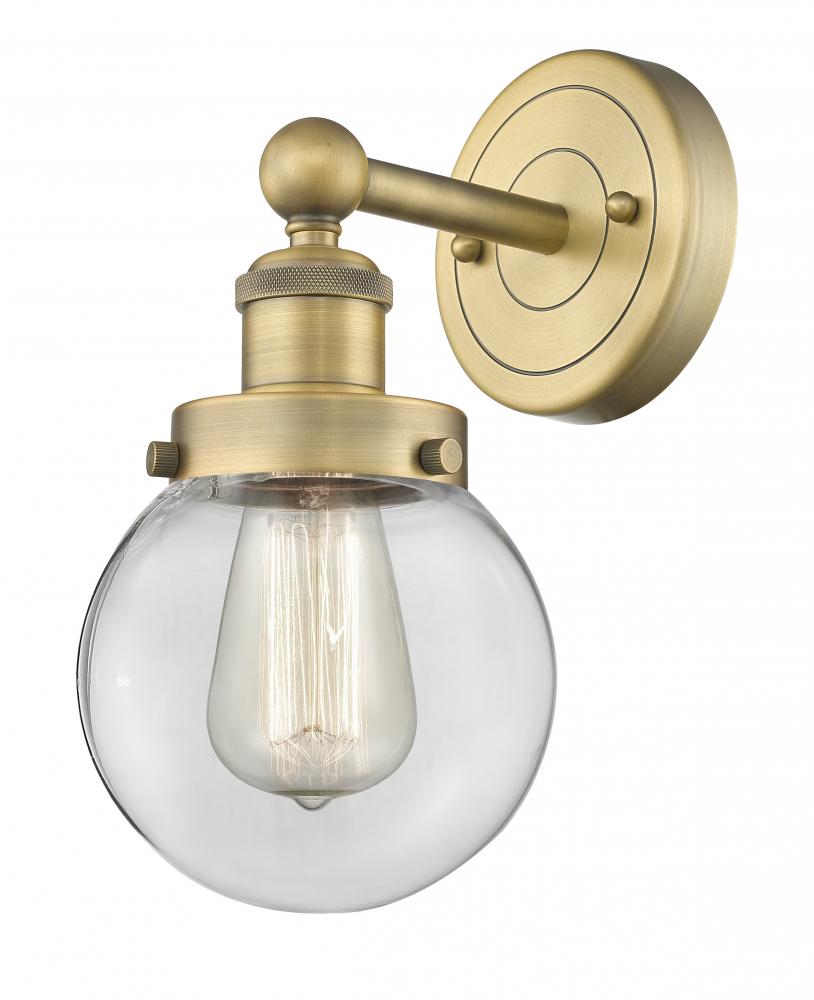 Beacon - 1 Light - 6 inch - Brushed Brass - Sconce