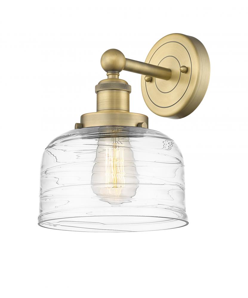 Bell - 1 Light - 8 inch - Brushed Brass - Sconce