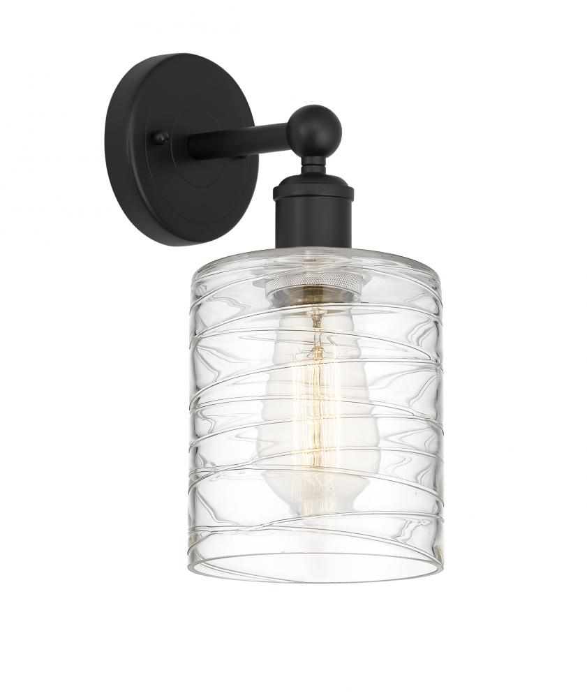 Cobbleskill - 1 Light - 5 inch - Matte Black - Sconce