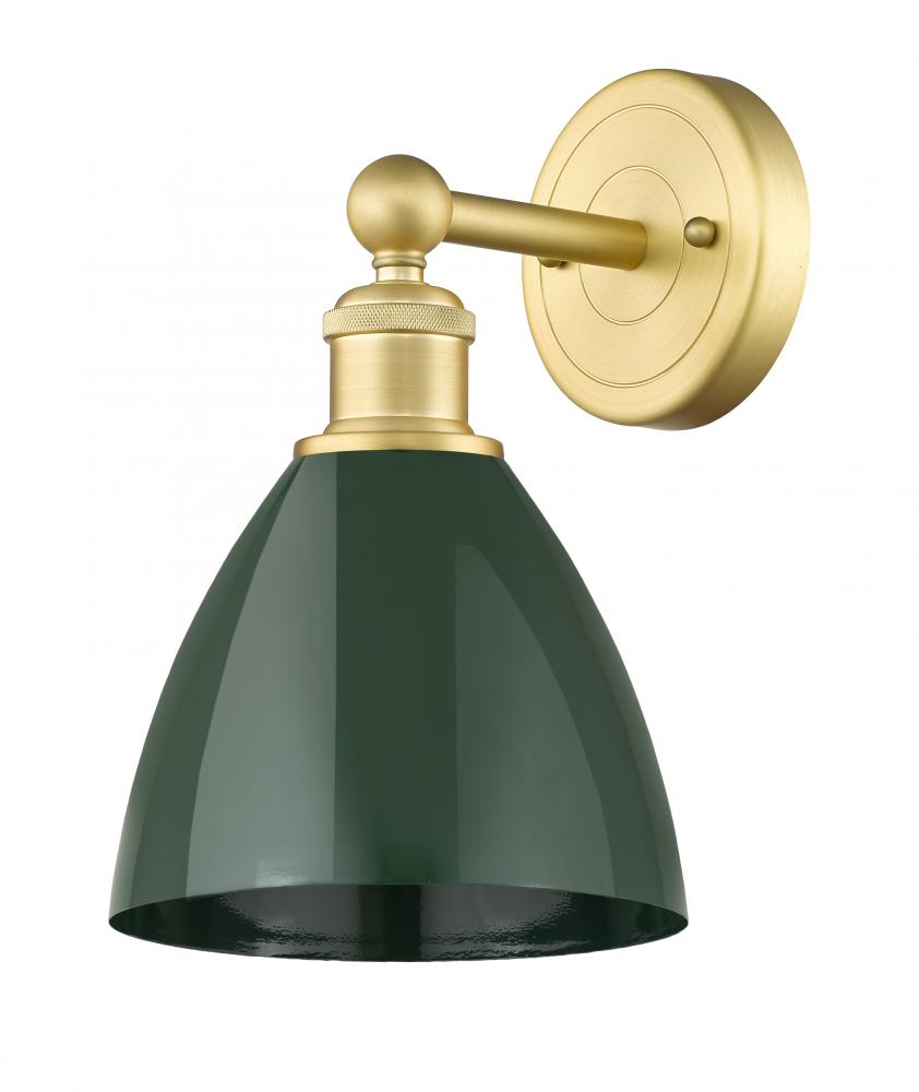 Plymouth - 1 Light - 8 inch - Satin Gold - Sconce