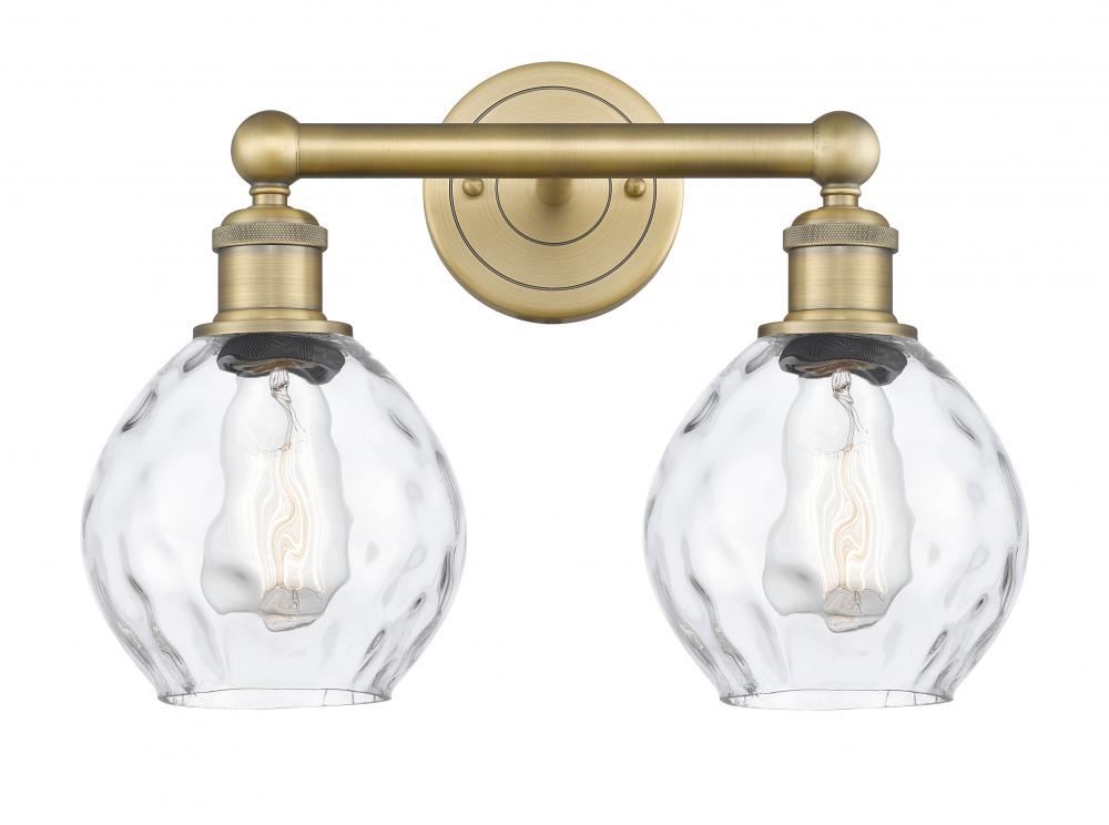 Waverly - 2 Light - 15 inch - Brushed Brass - Bath Vanity Light