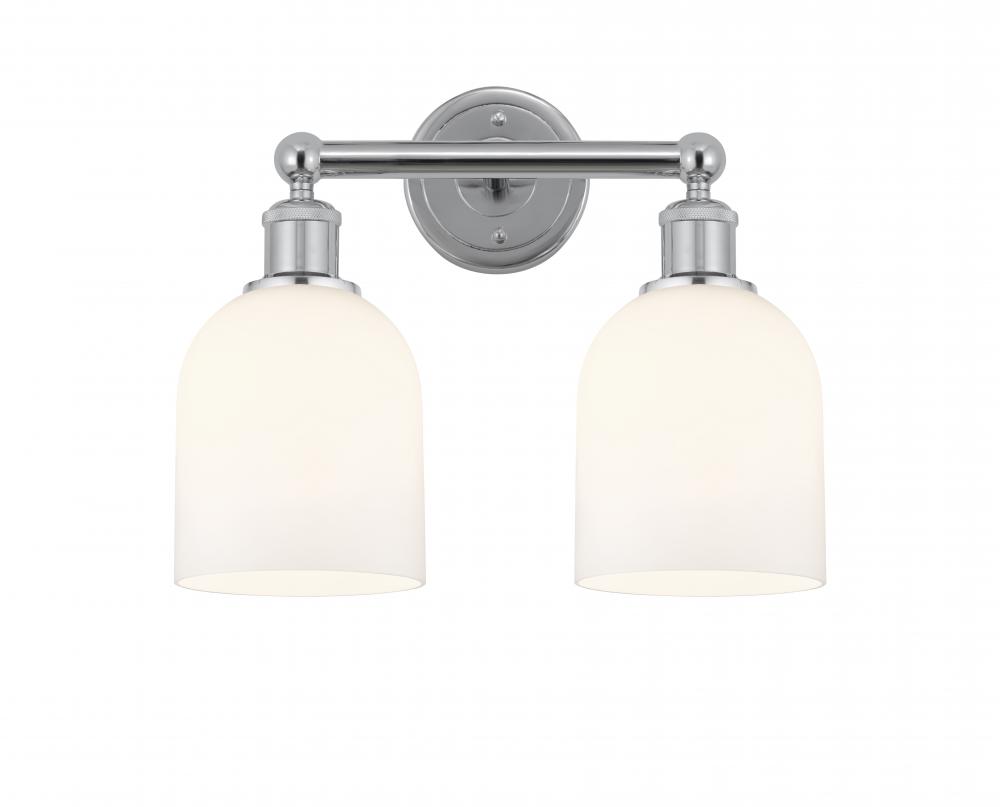 Bella - 2 Light - 15 inch - Polished Chrome - Bath Vanity Light