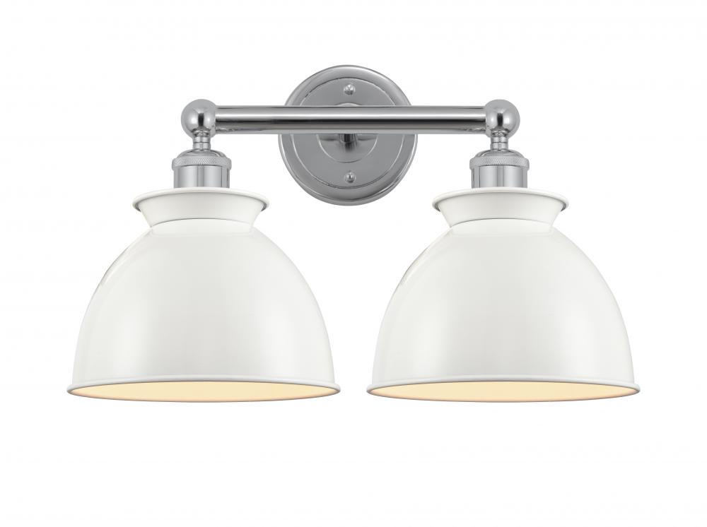 Adirondack - 2 Light - 17 inch - Polished Chrome - Bath Vanity Light