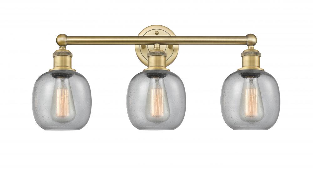 Belfast - 3 Light - 24 inch - Brushed Brass - Bath Vanity Light