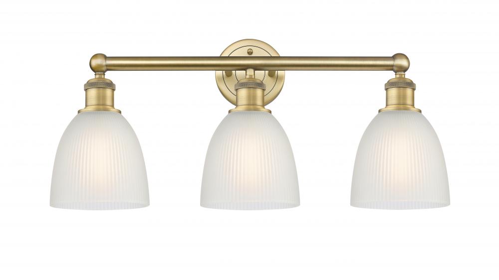 Castile - 3 Light - 24 inch - Brushed Brass - Bath Vanity Light