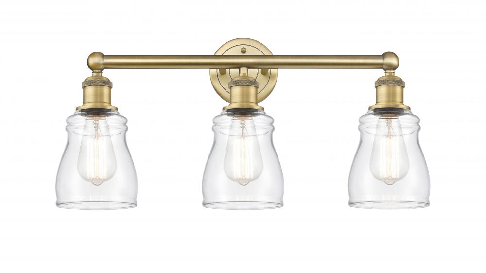 Ellery - 3 Light - 23 inch - Brushed Brass - Bath Vanity Light