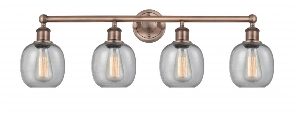 Belfast - 4 Light - 33 inch - Antique Copper - Bath Vanity Light