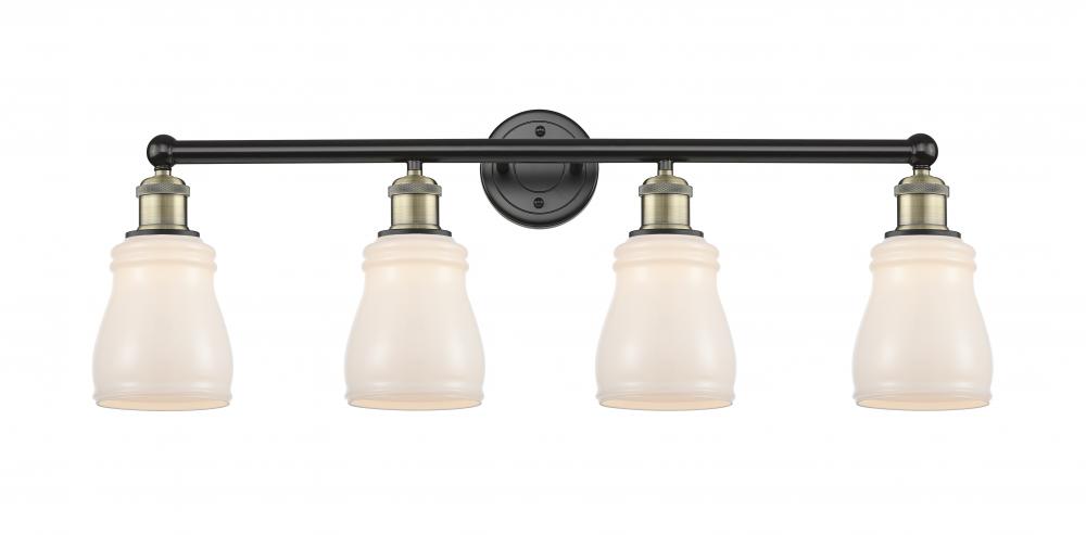 Ellery - 4 Light - 32 inch - Black Antique Brass - Bath Vanity Light