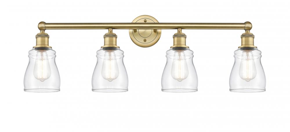 Ellery - 4 Light - 32 inch - Brushed Brass - Bath Vanity Light