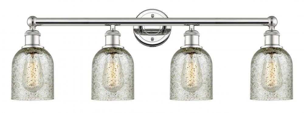 Caledonia - 4 Light - 32 inch - Polished Nickel - Bath Vanity Light