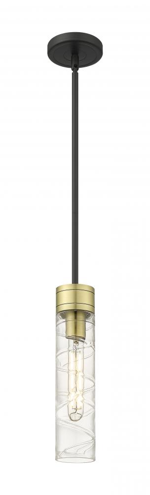 Boreas - 1 Light - 3 inch - Black Antique Brass - Stem Hung - Mini Pendant