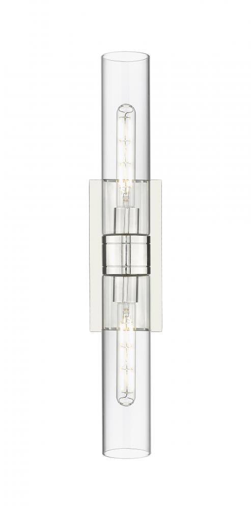 Boreas - 2 Light - 24 inch - Polished Nickel - Bath Vanity Light