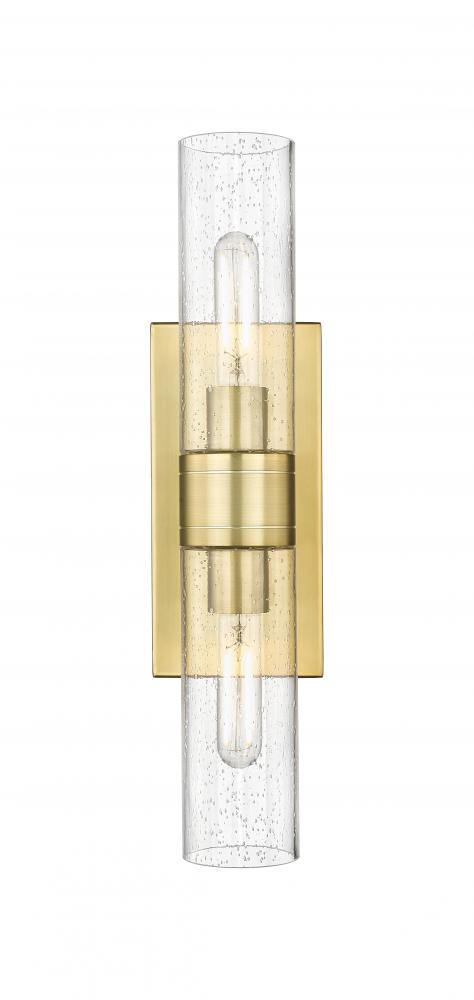 Boreas - 2 Light - 18 inch - Satin Gold - Bath Vanity Light