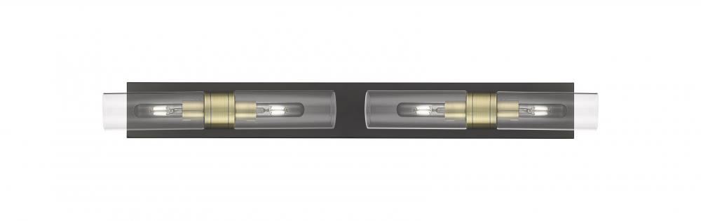 Boreas - 4 Light - 39 inch - Black Antique Brass - Bath Vanity Light