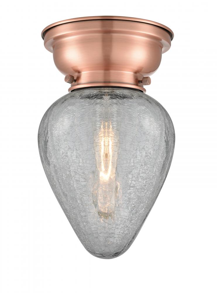 Geneseo - 1 Light - 7 inch - Antique Copper - Flush Mount