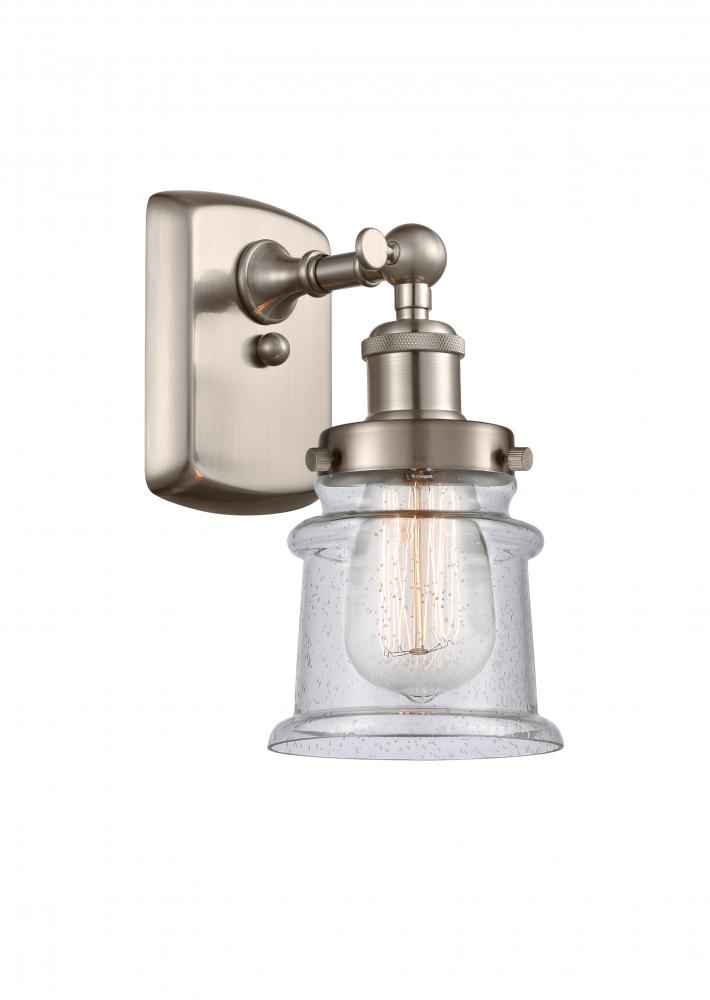 Canton - 1 Light - 6 inch - Brushed Satin Nickel - Sconce