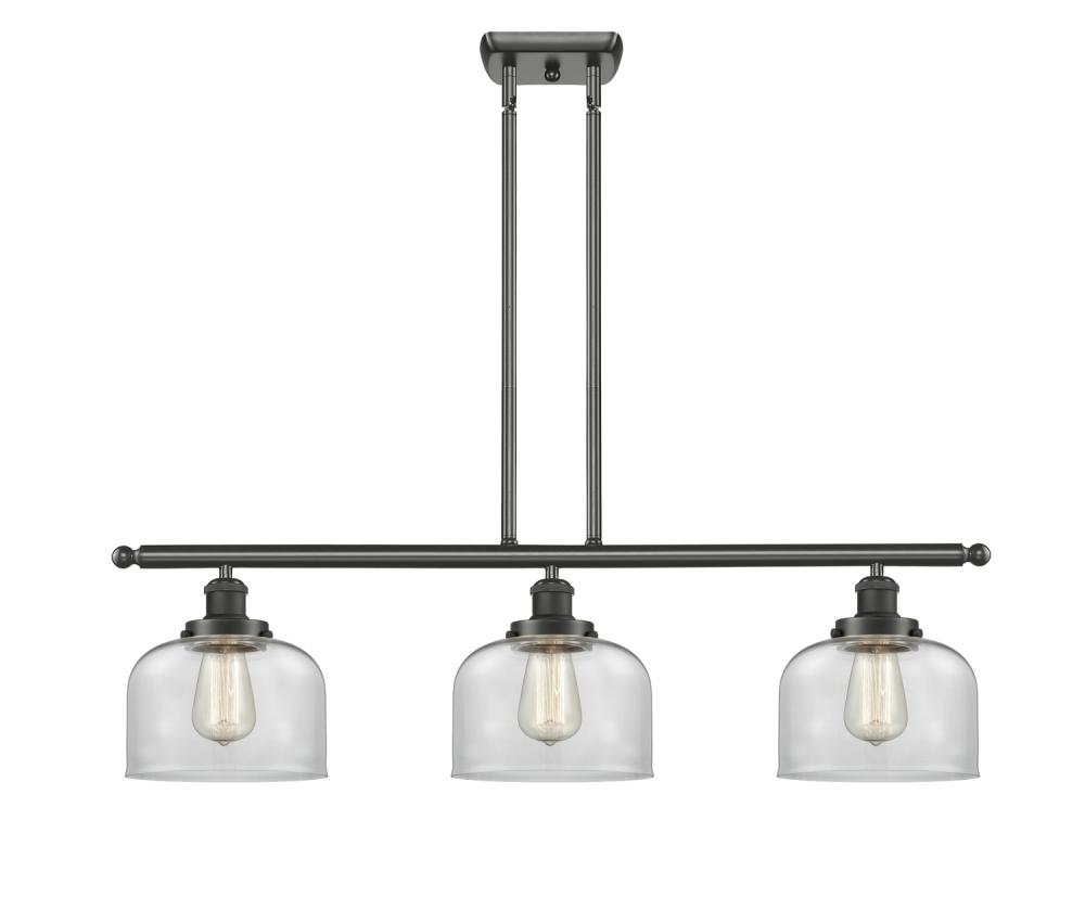 Bell - 3 Light - 36 inch - Oil Rubbed Bronze - Stem Hung - Island Light