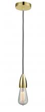 Innovations Lighting 100GD-10GY-4GD - Fairchild - 1 Light - 2 inch - Gold - Cord hung - Mini Pendant