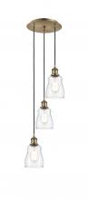 Innovations Lighting 113B-3P-AB-G392 - Ellery - 3 Light - 12 inch - Antique Brass - Cord Hung - Multi Pendant