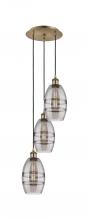 Innovations Lighting 113B-3P-AB-G557-6SM - Vaz - 3 Light - 12 inch - Antique Brass - Cord hung - Multi Pendant