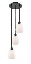 Innovations Lighting 113B-3P-BK-G81 - Eaton - 3 Light - 12 inch - Matte Black - Cord Hung - Multi Pendant