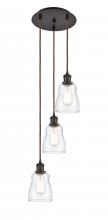 Innovations Lighting 113B-3P-OB-G392 - Ellery - 3 Light - 12 inch - Oil Rubbed Bronze - Cord Hung - Multi Pendant