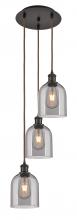 Innovations Lighting 113B-3P-OB-G558-6SM - Bella - 3 Light - 12 inch - Oil Rubbed Bronze - Cord hung - Multi Pendant