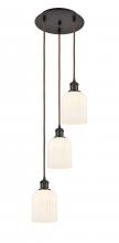 Innovations Lighting 113B-3P-OB-G559-5GWH - Bridal Veil - 3 Light - 12 inch - Oil Rubbed Bronze - Cord Hung - Multi Pendant