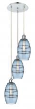 Innovations Lighting 113B-3P-PC-G557-6BL - Vaz - 3 Light - 12 inch - Polished Chrome - Cord hung - Multi Pendant