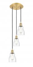 Innovations Lighting 113B-3P-SG-G394 - Ellery - 3 Light - 12 inch - Satin Gold - Cord Hung - Multi Pendant