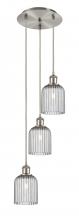 Innovations Lighting 113B-3P-SN-G559-5SM - Bridal Veil - 3 Light - 12 inch - Brushed Satin Nickel - Cord Hung - Multi Pendant