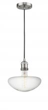 Innovations Lighting 201C-SN-BB250LED - Bare Bulb - 1 Light - 2 inch - Brushed Satin Nickel - Cord hung - Mini Pendant