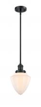 Innovations Lighting 201S-BK-G661-7 - Bullet - 1 Light - 7 inch - Matte Black - Stem Hung - Mini Pendant