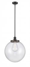 Innovations Lighting 201S-OB-G202-16 - Beacon - 1 Light - 16 inch - Oil Rubbed Bronze - Stem Hung - Pendant