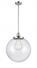 Innovations Lighting 201S-PC-G202-16 - Beacon - 1 Light - 16 inch - Polished Chrome - Stem Hung - Pendant