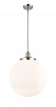 Innovations Lighting 201S-PN-G201-16 - Beacon - 1 Light - 16 inch - Polished Nickel - Stem Hung - Pendant