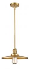 Innovations Lighting 201S-SG-MFR-SG-12 - Appalachian - 1 Light - 12 inch - Satin Gold - Stem Hung - Mini Pendant