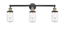 Innovations Lighting 205-BAB-G312 - Dover - 3 Light - 31 inch - Black Antique Brass - Bath Vanity Light