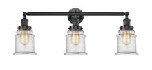 Innovations Lighting 205-OB-G184 - Canton - 3 Light - 30 inch - Oil Rubbed Bronze - Bath Vanity Light